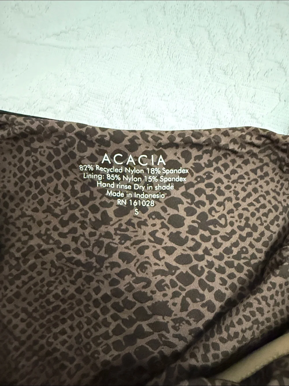 acacia swimwear Black suit with Built-In Cups